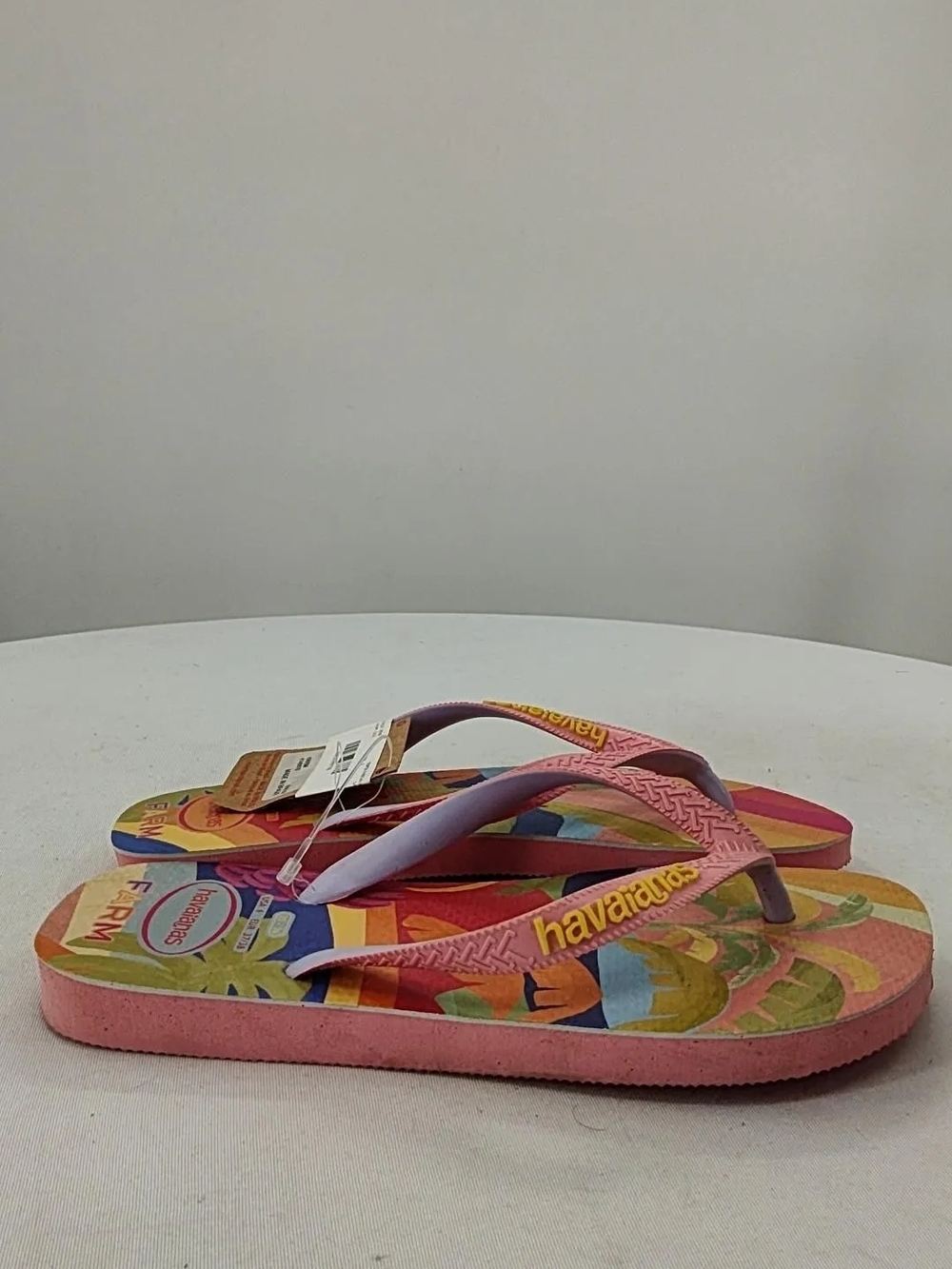 Havaianas x FARM Rio Flip Flop in the "Sunset" colorway